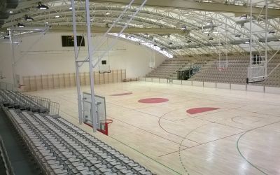 Hallenbau Omis Sporthalle